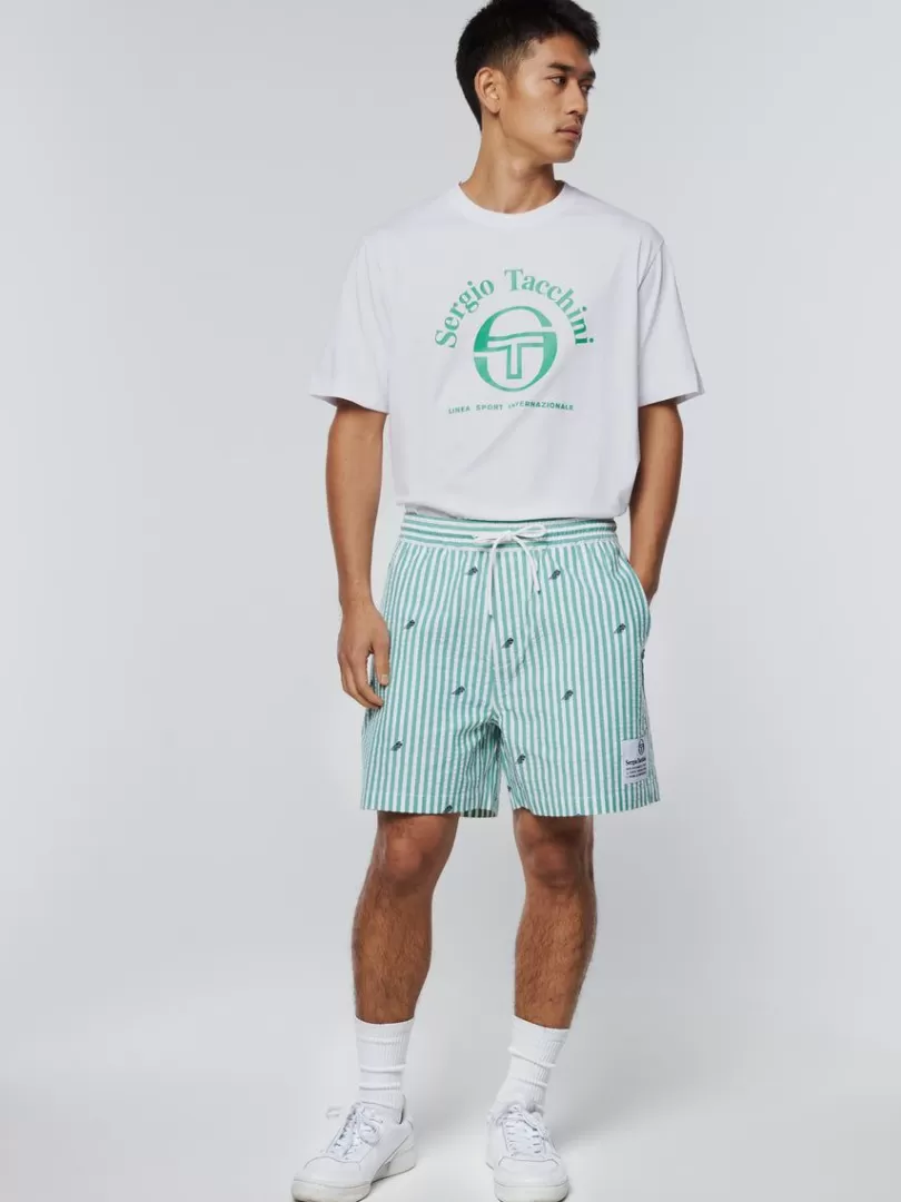 Sergio Tacchini Matching Separates>Granda Short- Deep Mint