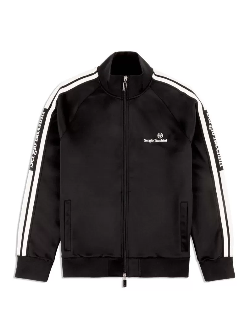 Sergio Tacchini Jackets>Gromo Tape Track Jacket- Black Beauty