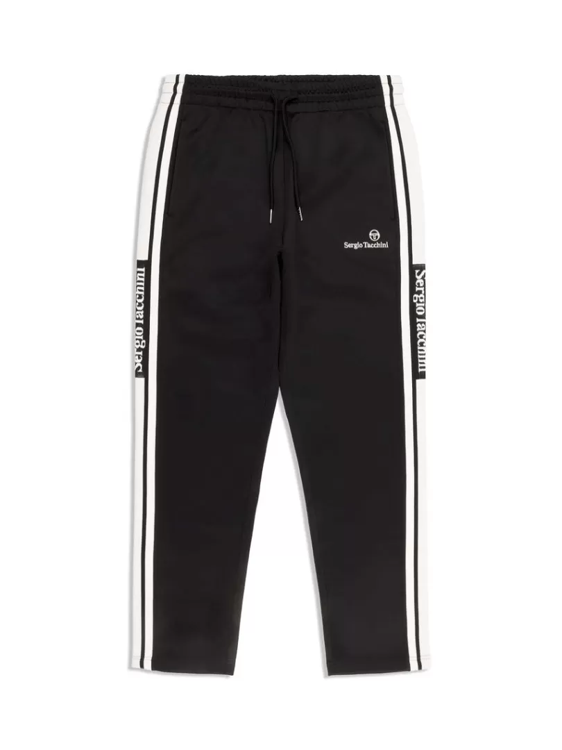 Sergio Tacchini Pants And Sweatpants>Gromo Tape Track Pant- Black Beauty