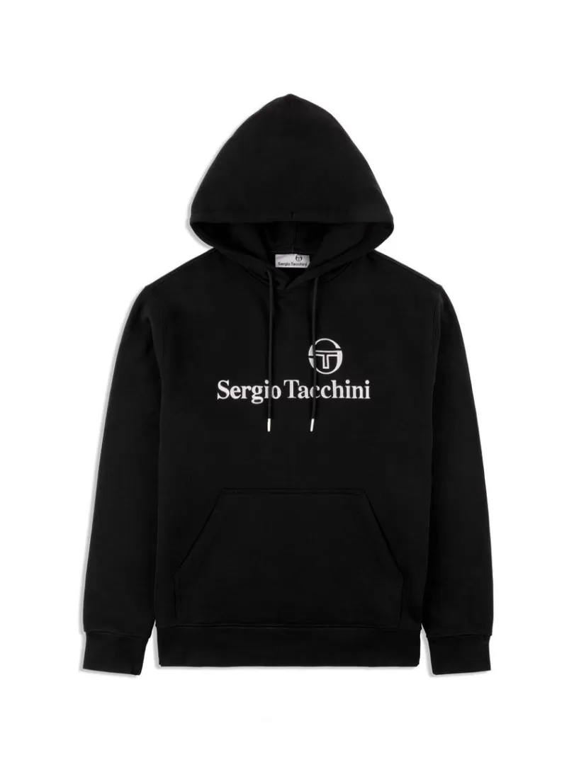 Sergio Tacchini The Essentials>Heritage Hoodie- Black Beauty