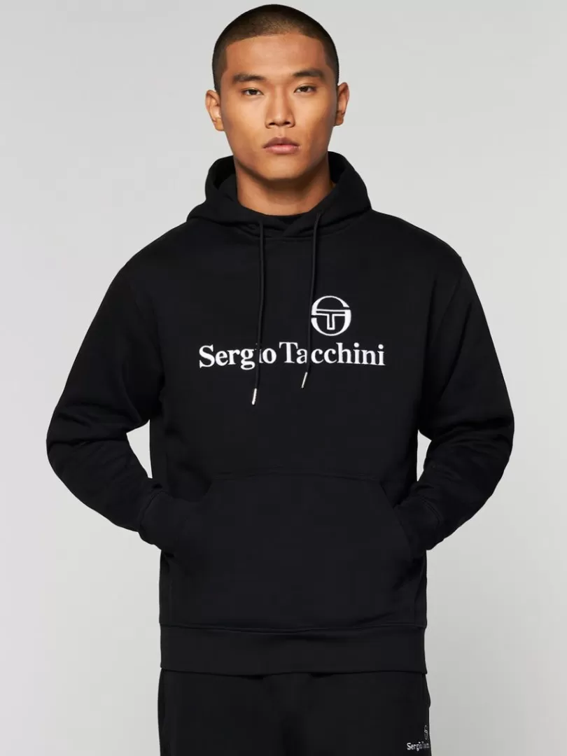 Sergio Tacchini Sweatshirts And Hoodies>Heritage Hoodie- Black Beauty