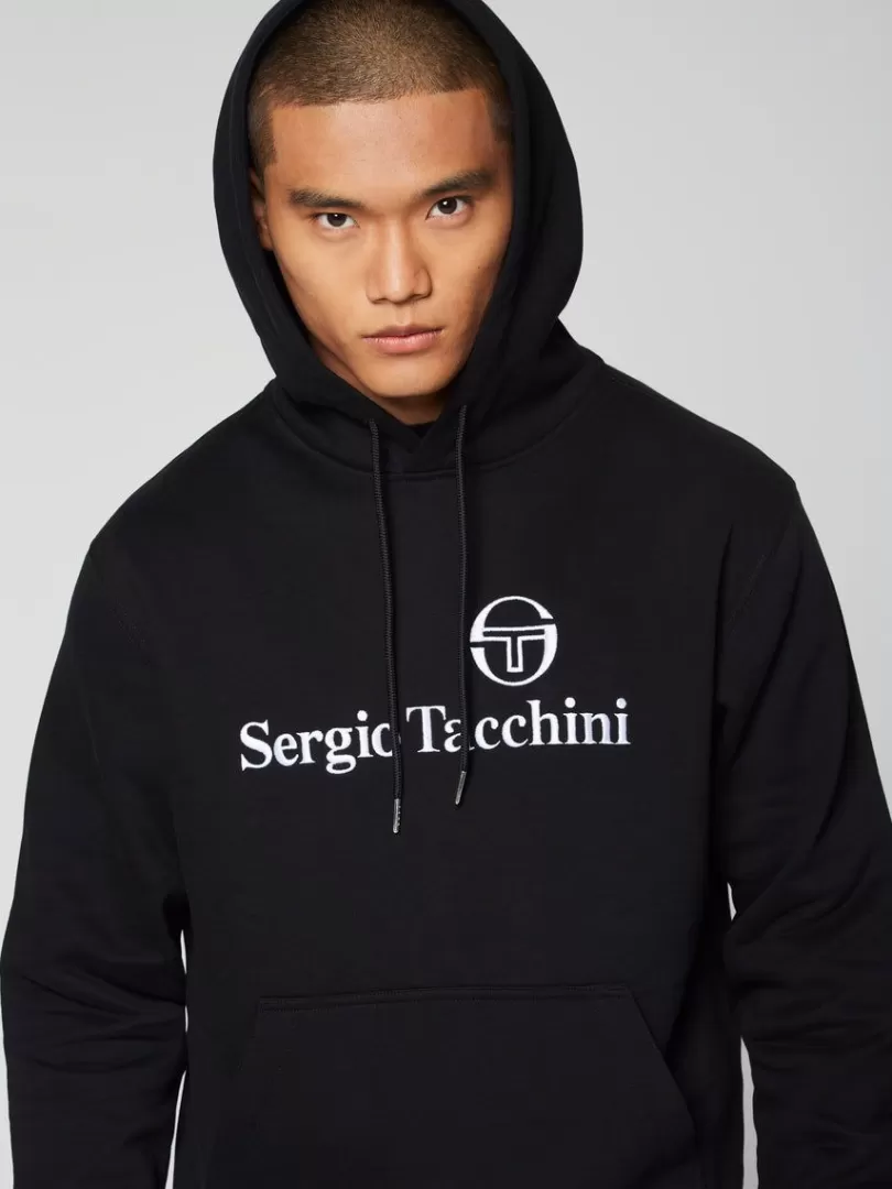 Sergio Tacchini Sweatshirts And Hoodies>Heritage Hoodie- Black Beauty