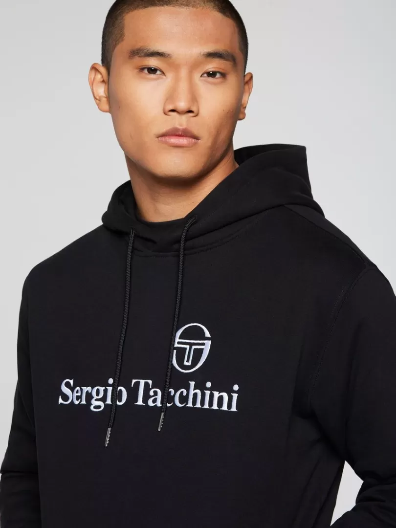 Sergio Tacchini Sweatshirts And Hoodies>Heritage Hoodie- Black Beauty