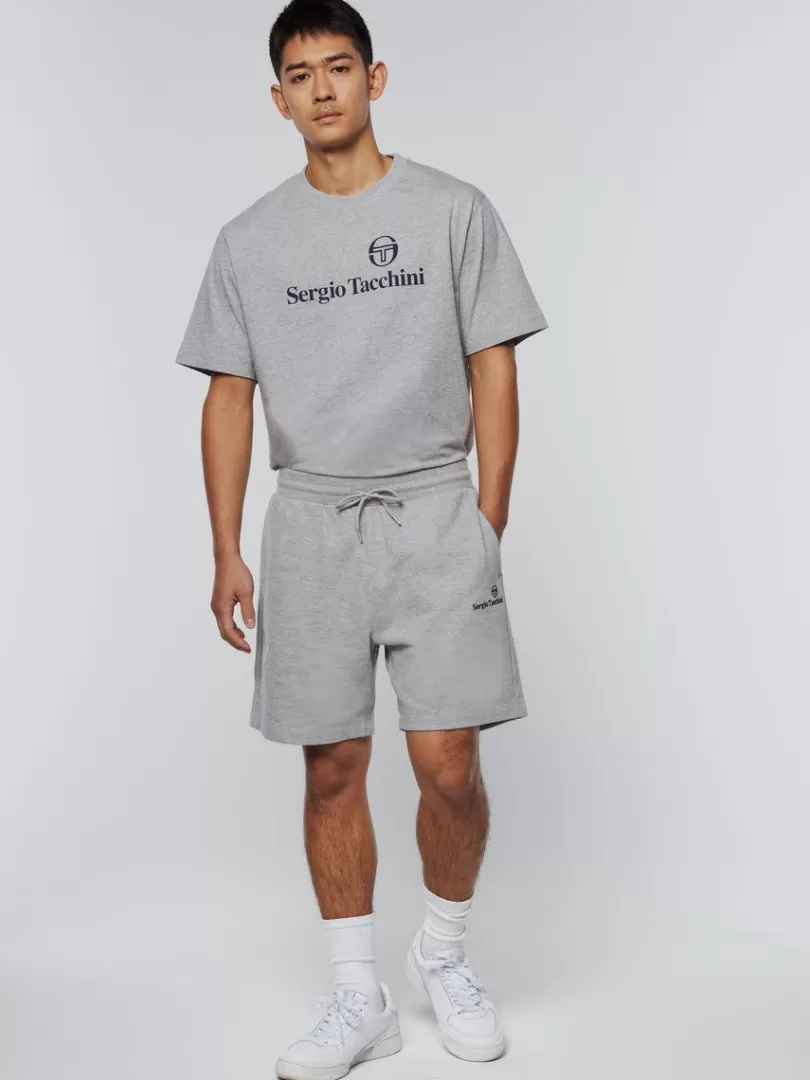 Sergio Tacchini Shorts And Swim>Heritage Logo Short-Heather Grey