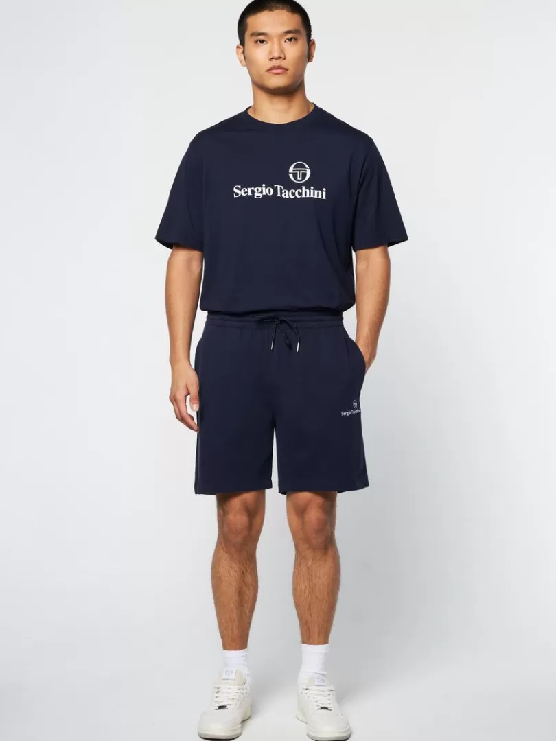 Sergio Tacchini Matching Separates>Heritage Short- Maritime Blue