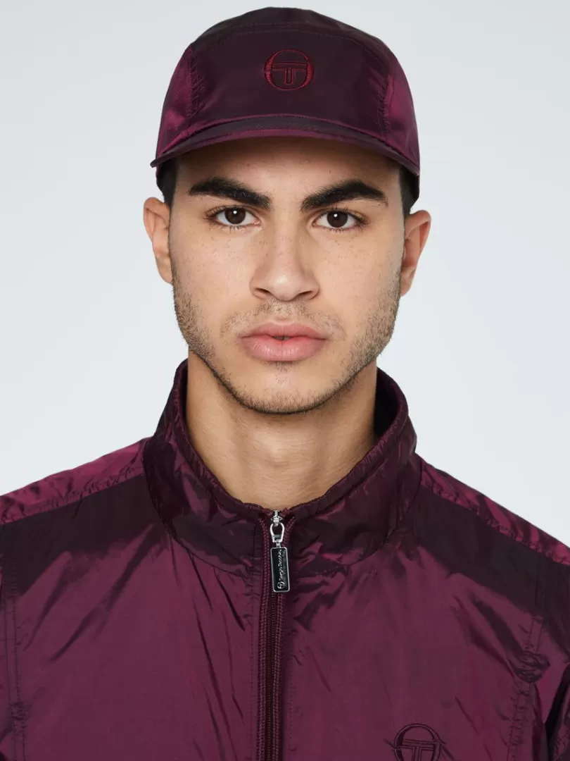 Sergio Tacchini View All>Iridescent Panel Cap-Grape Wine