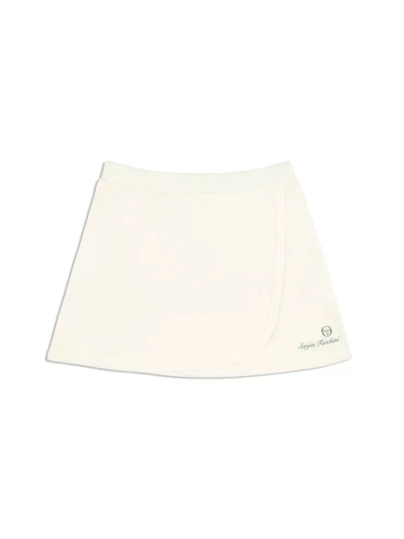 Sergio Tacchini Velour>Josie Tennis Skirt- Gardenia