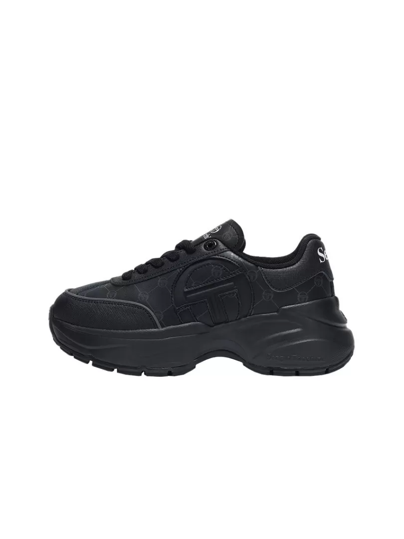 Sergio Tacchini For The Court>La Faccia Sneaker- Black