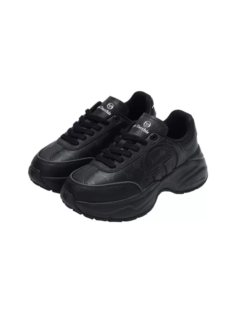 Sergio Tacchini For The Court>La Faccia Sneaker- Black