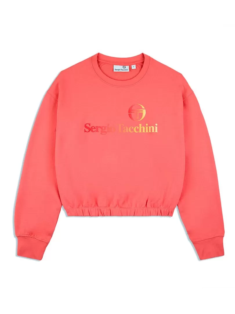 Sergio Tacchini View All>Lido Crew- Calypso Coral