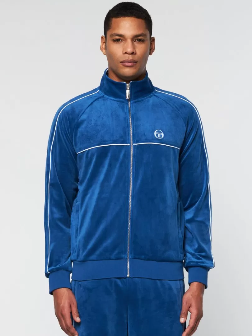 Sergio Tacchini Jackets>Lioni Velour Track Jacket Archivio- Limoges