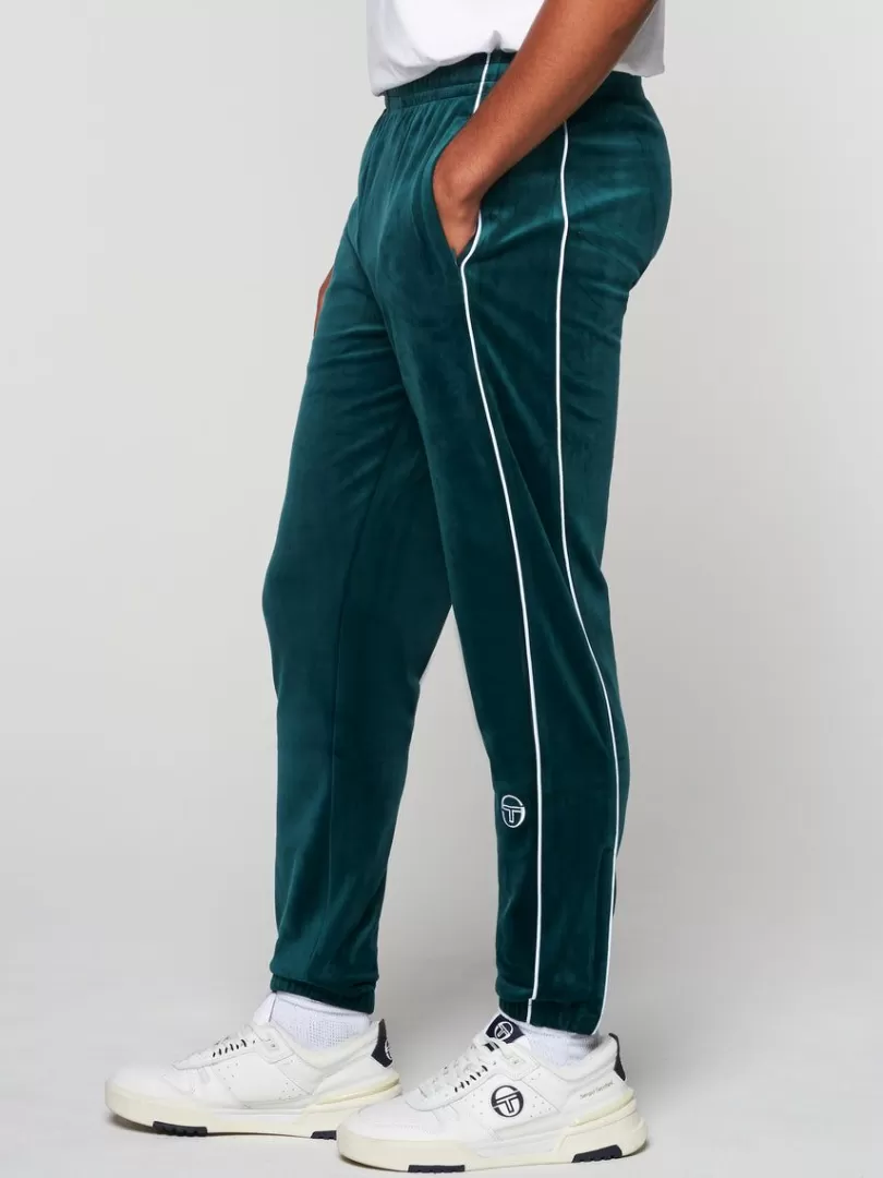 Sergio Tacchini Pants And Sweatpants>Lioni Velour Track Pant- Botanical Garden