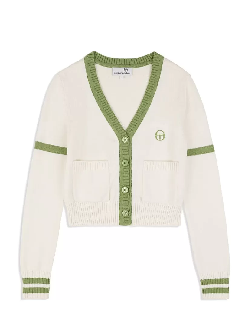 Sergio Tacchini View All>Lucia Knit Cardigan- Gardenia