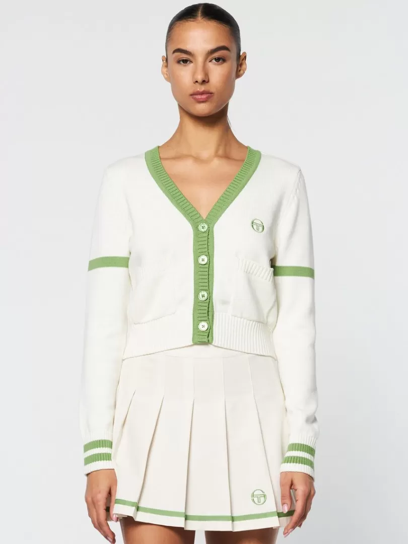 Sergio Tacchini View All>Lucia Knit Cardigan- Gardenia