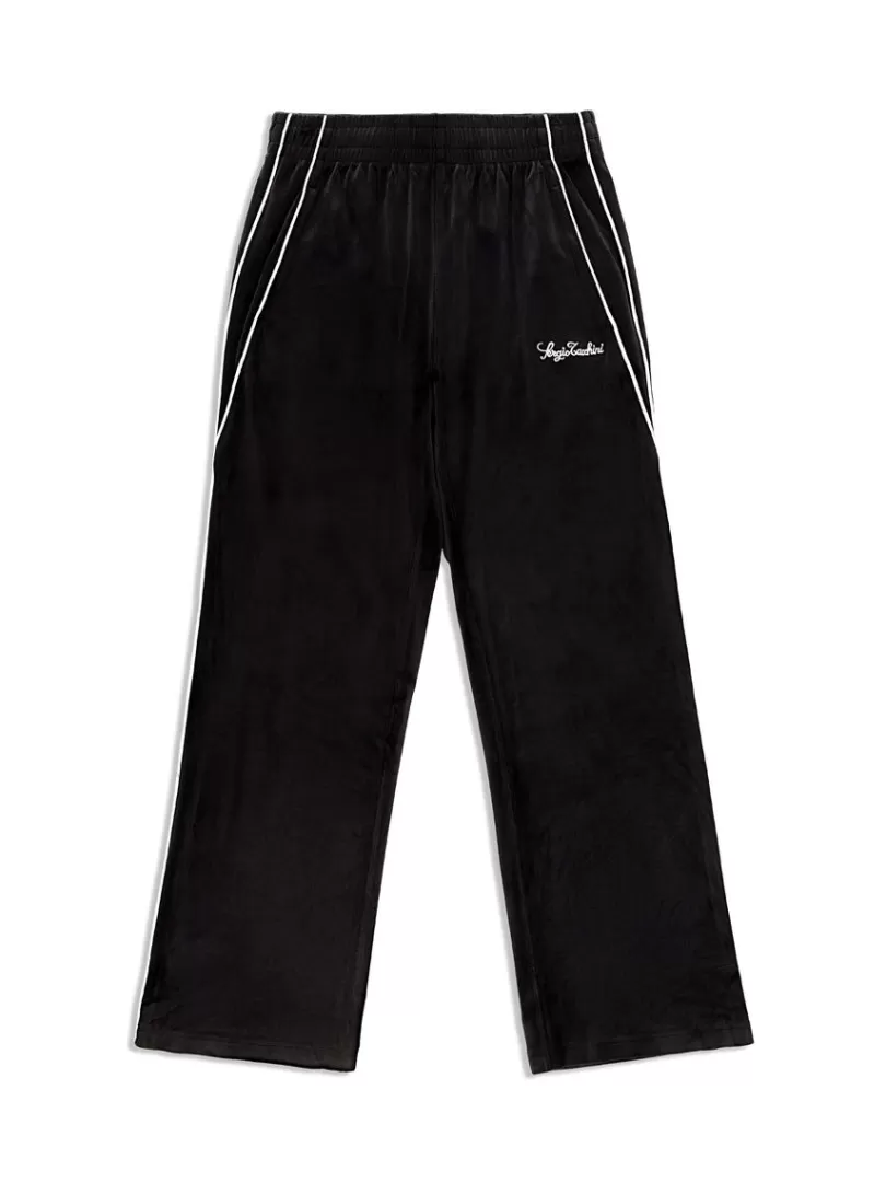 Sergio Tacchini Velour>Mare Velour Pant- Black Beauty