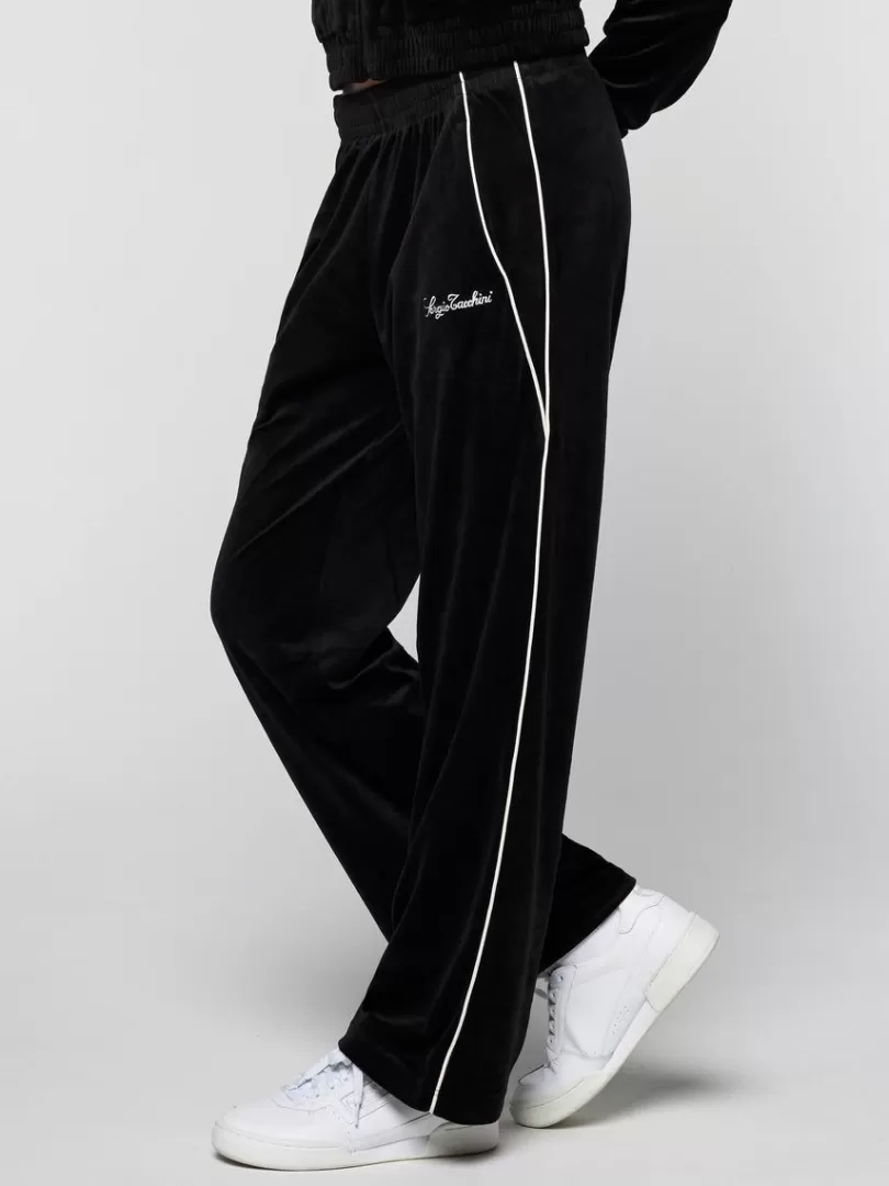 Sergio Tacchini Velour>Mare Velour Pant- Black Beauty