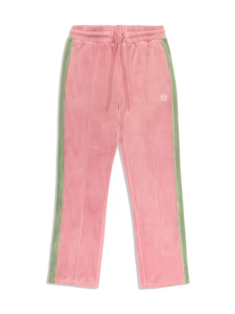 Sergio Tacchini Tracksuits>Miss Carlotta Velour Track Pant- Wild Rose