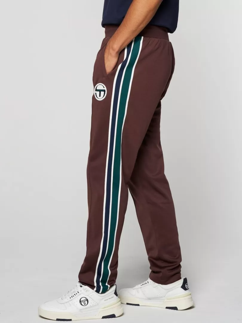 Sergio Tacchini Pants And Sweatpants>Monte Jogger Archivio- Deep Mahogany