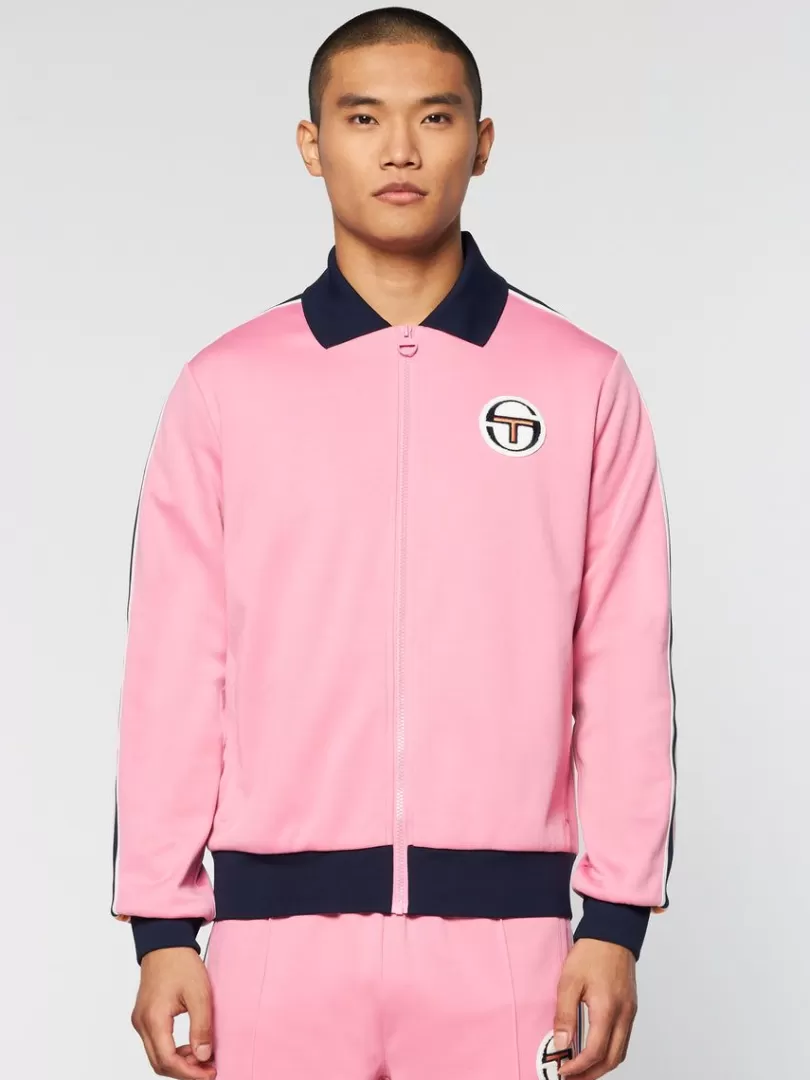 Sergio Tacchini Jackets>Monte Track Jacket Archivio- Wild Rose