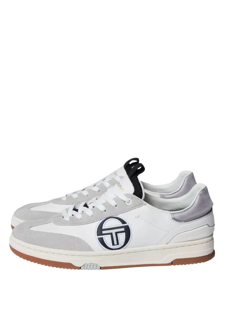 Sergio Tacchini View All>Neo Terrace Da Sneaker- White/ Antique White/ Raven