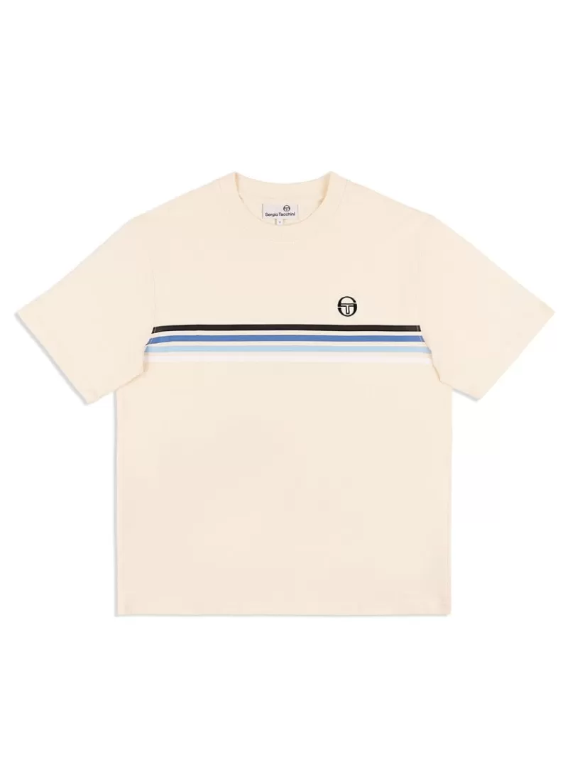 Sergio Tacchini The Essentials>New Melfi T-Shirt- Pearl/ Ivory