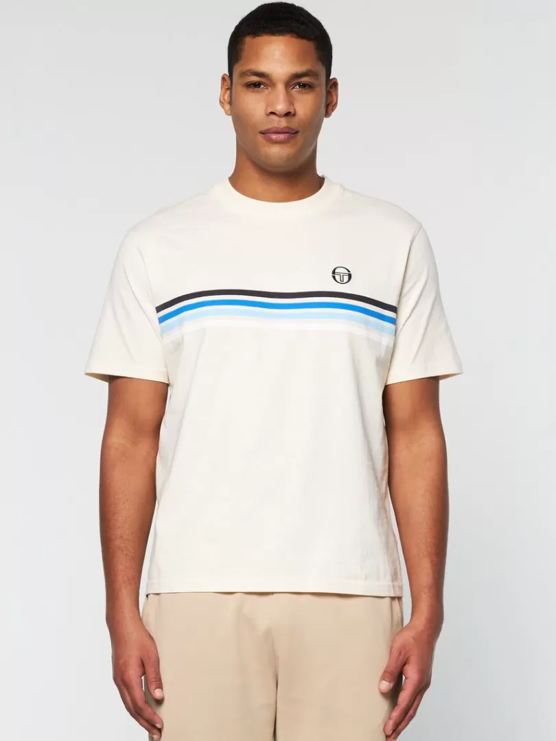 Sergio Tacchini The Essentials>New Melfi T-Shirt- Pearl/ Ivory