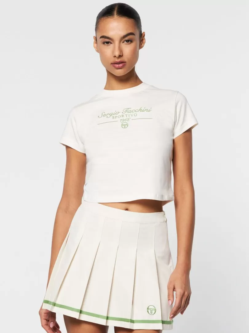 Sergio Tacchini Tops And Sports Bras>Nicola Graphic T-Shirt- Gardenia