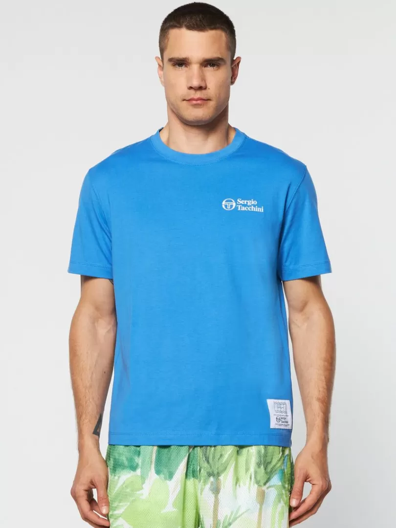 Sergio Tacchini The Essentials>Onda T-Shirt- Palace Blue