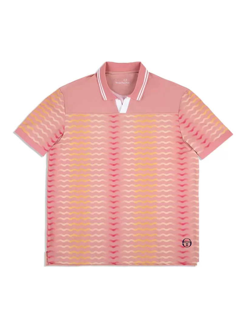 Sergio Tacchini Matching Separates>Ondulato Polo- Wild Rose