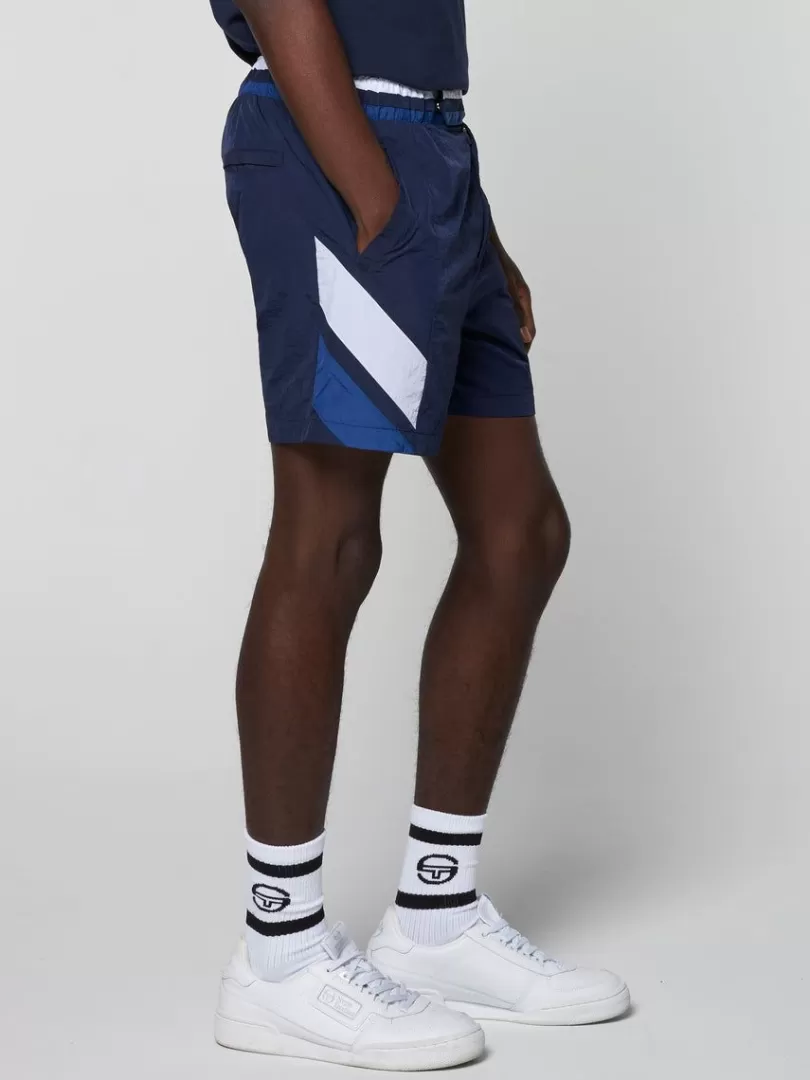 Sergio Tacchini Shorts And Swim>Ortica Tennis Short- Maritime Blue