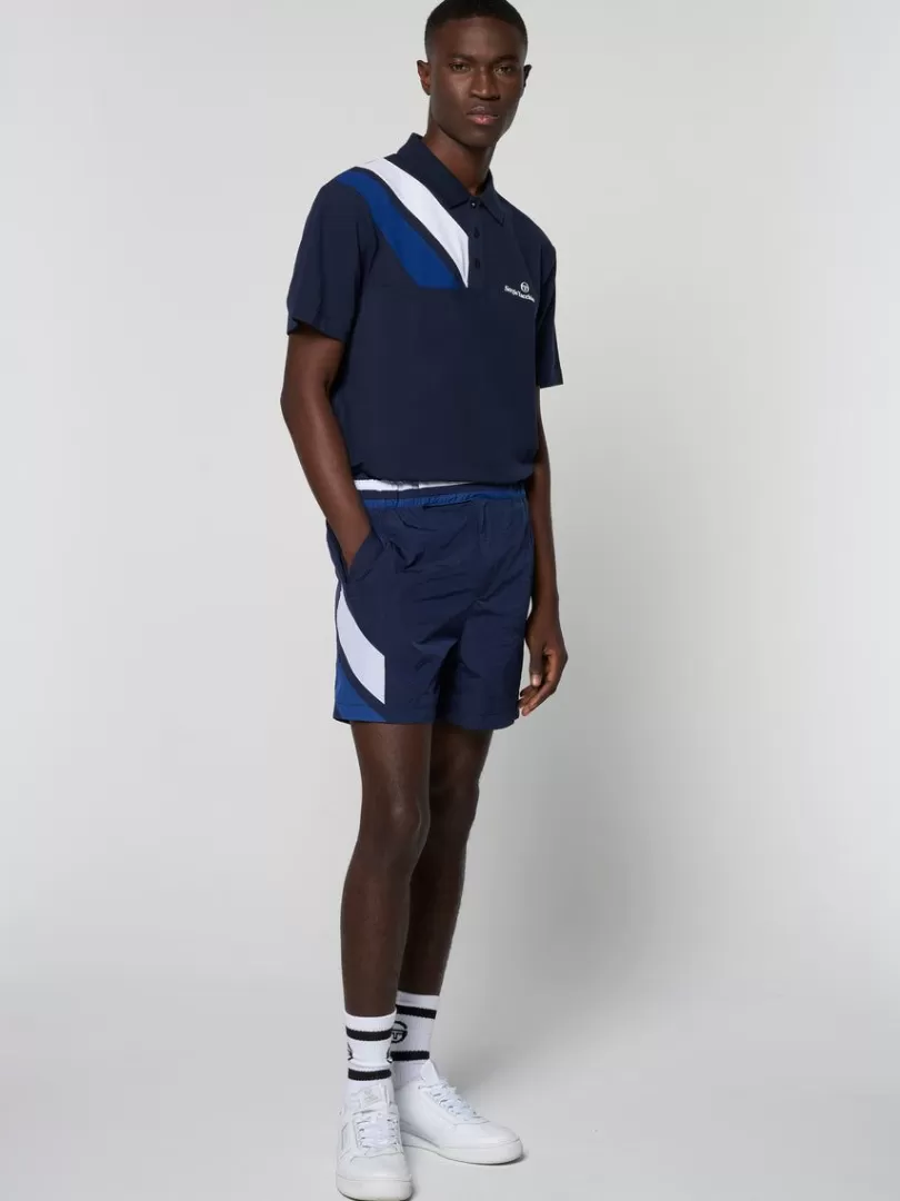 Sergio Tacchini Shorts And Swim>Ortica Tennis Short- Maritime Blue