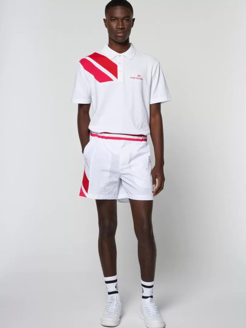 Sergio Tacchini For The Court>Ortica Tennis Short- White