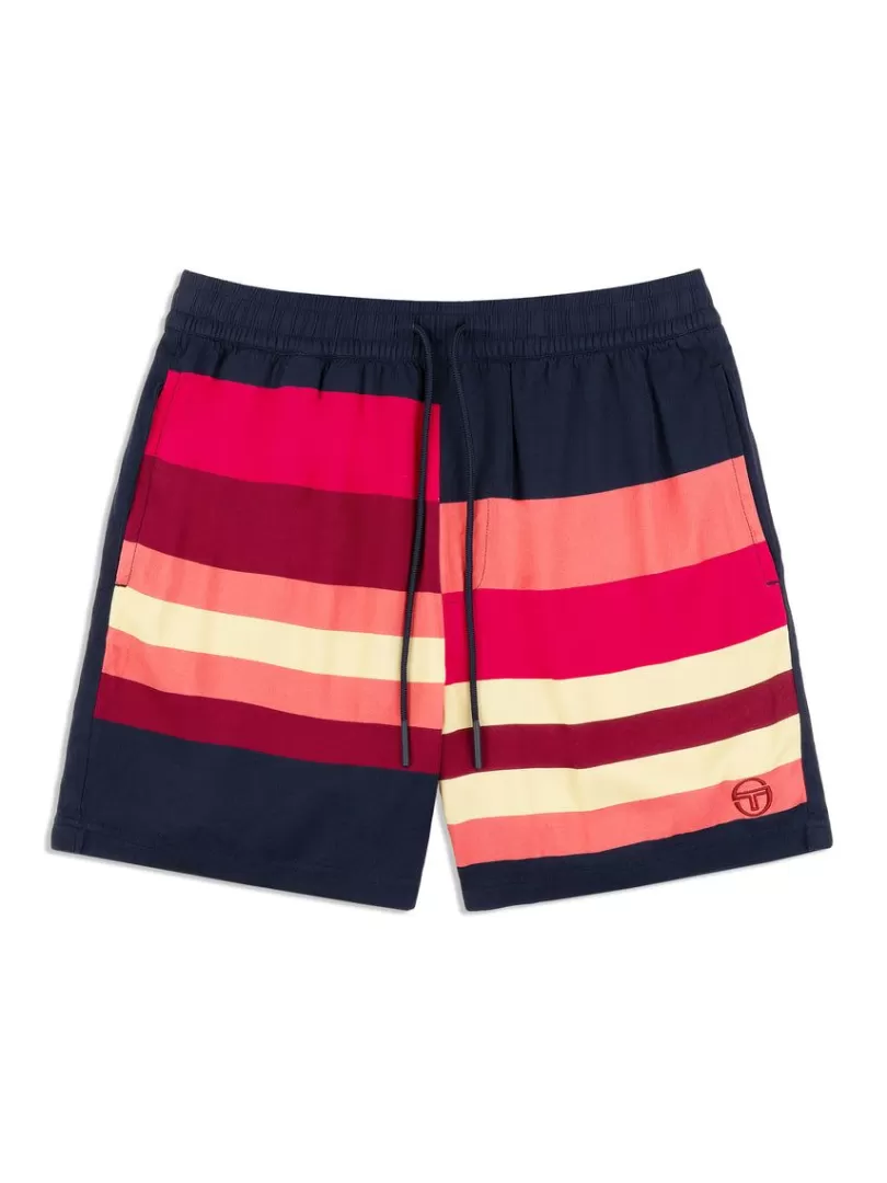 Sergio Tacchini Matching Separates>Pennellata Short- Maritime Blue/ Multi