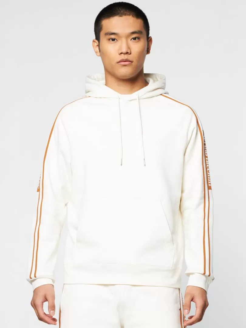 Sergio Tacchini Matching Separates>Pereto Tape Hoodie- Gardenia