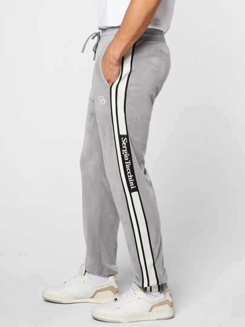 Sergio Tacchini View All>Pereto Velour Track Pant- Sleet