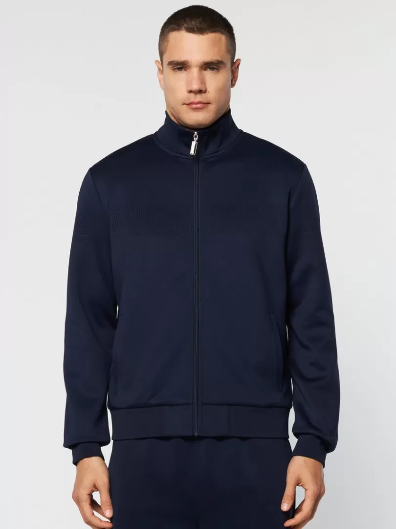 Sergio Tacchini Jackets>Perforata Track Jacket-Maritime Blue