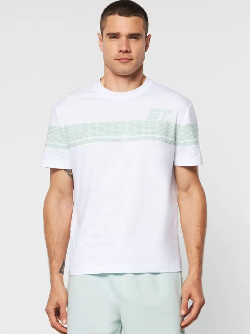 Sergio Tacchini Matching Separates>Perforata T-Shirt- Surf Spray