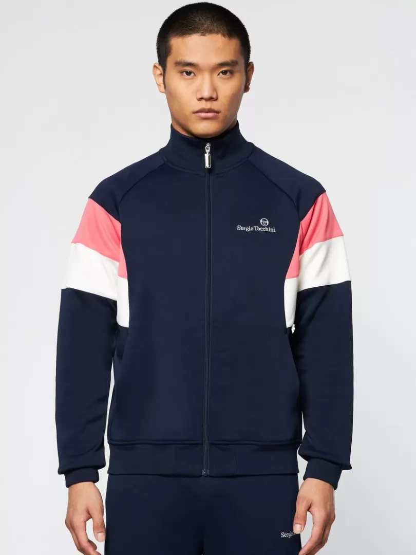 Sergio Tacchini Jackets>Pero Track Jacket Archivio- Maritime Blue