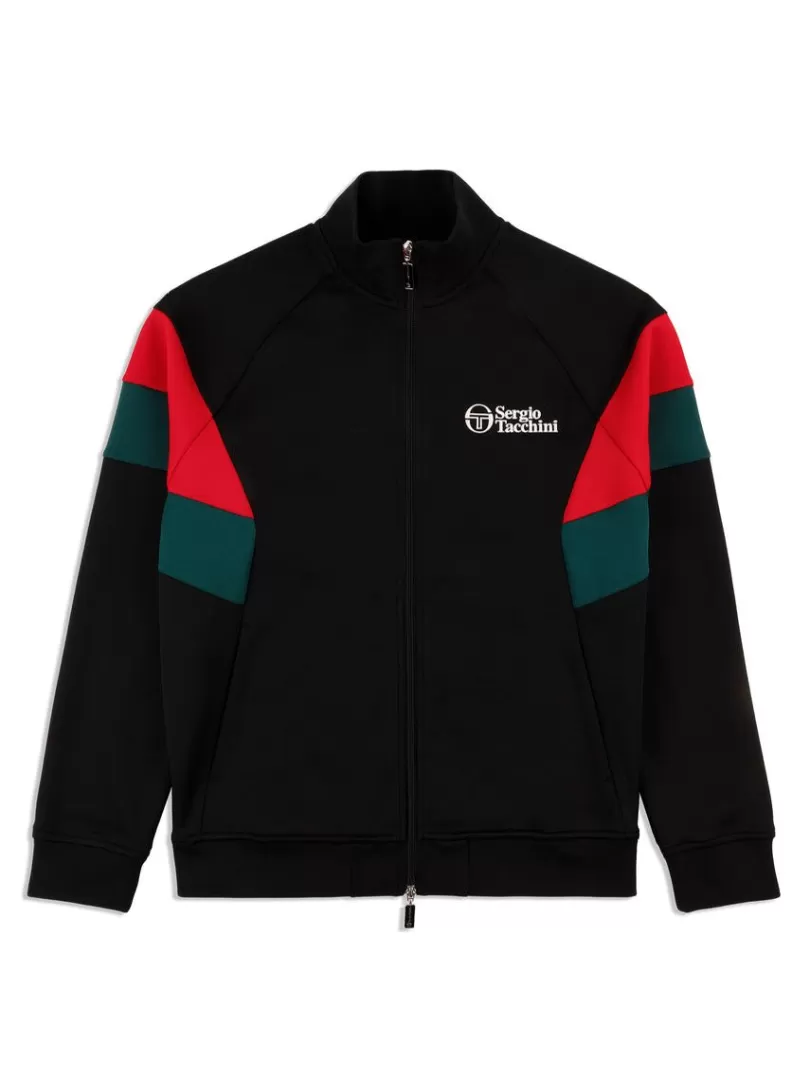 Sergio Tacchini Jackets>Pero Track Jacket- Black Beauty