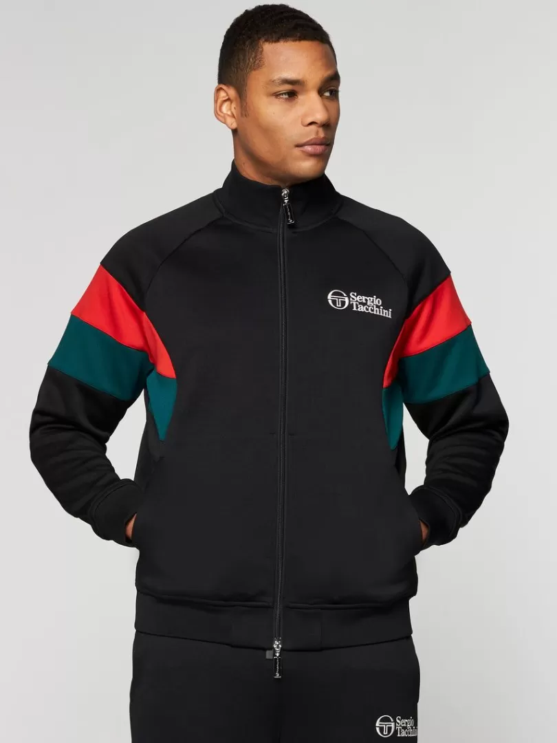 Sergio Tacchini Jackets>Pero Track Jacket- Black Beauty