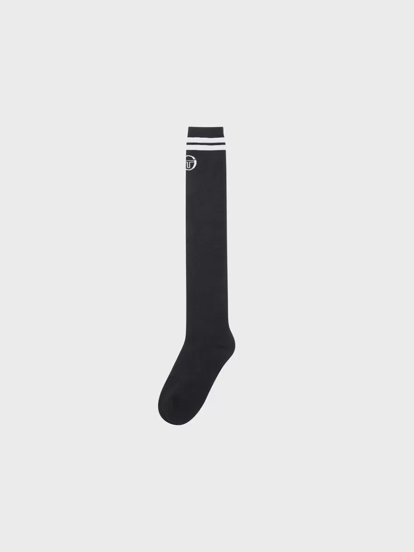 Sergio Tacchini For The Court>Prep Knee High Socks- Black