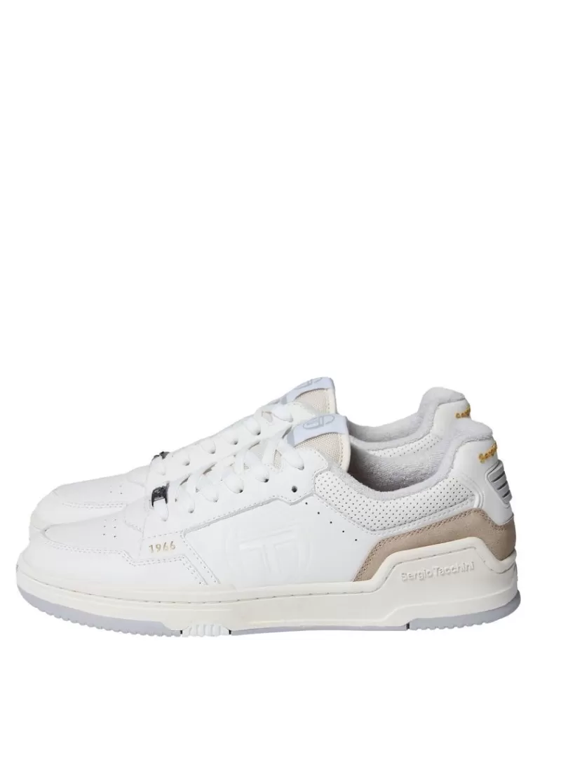 Sergio Tacchini View All>Prime Shot Da Ultra Sneaker- White Tofu/ Quiet Grey