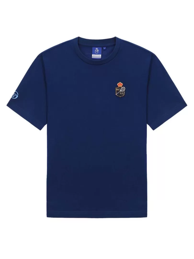 Sergio Tacchini For The Court>Rally Mch T-Shirt- Navy