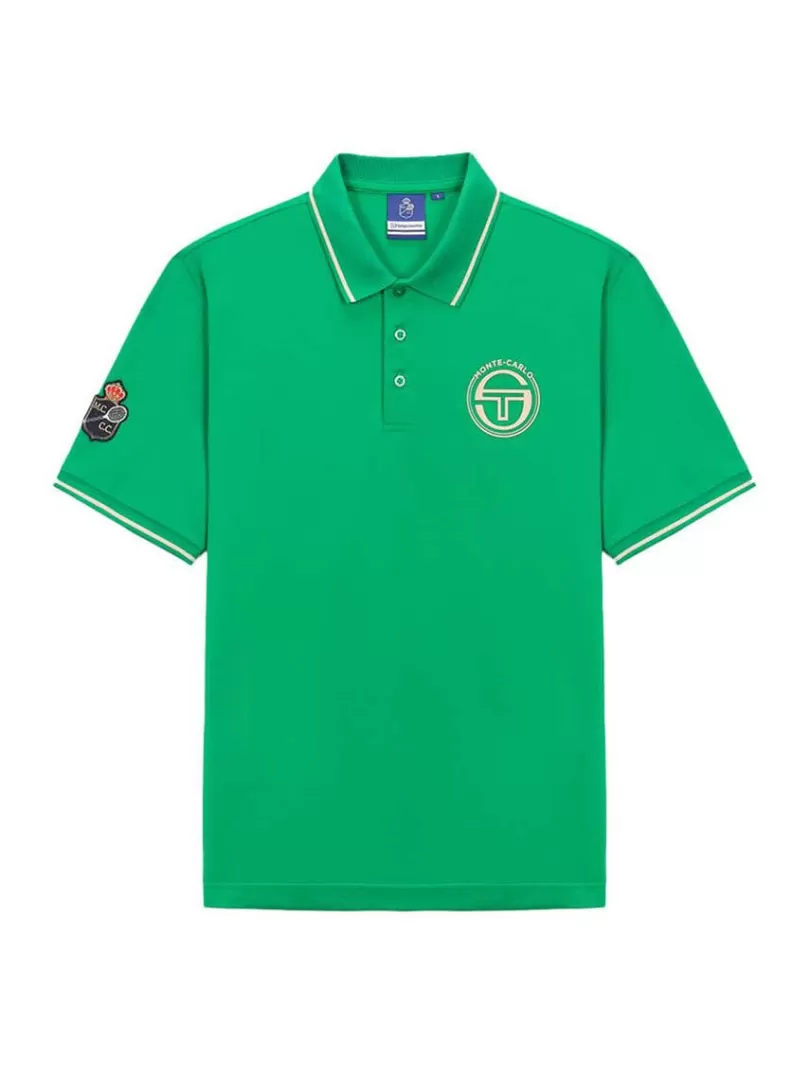 Sergio Tacchini Polos>Ranking Staff Polo- Green