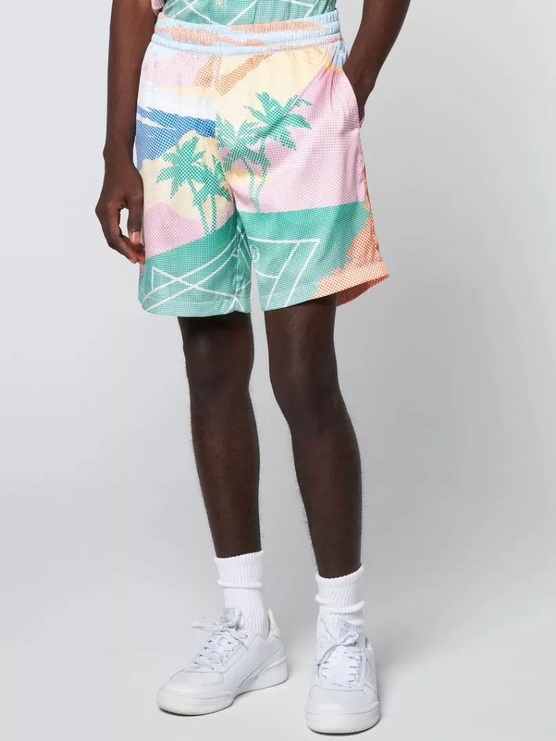 Sergio Tacchini Matching Separates>Riviera Short- Deep Mint/ Multi