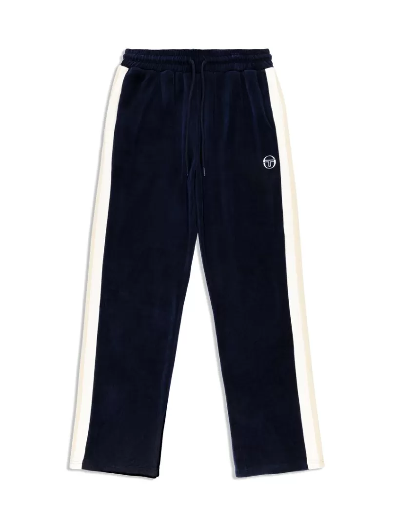 Sergio Tacchini Velour>Rosa Velour Track Pant- Maritime Blue