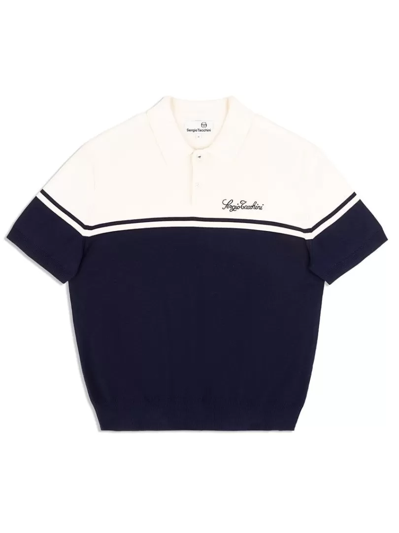 Sergio Tacchini Matching Separates>Roselli Knit Polo- Gardenia