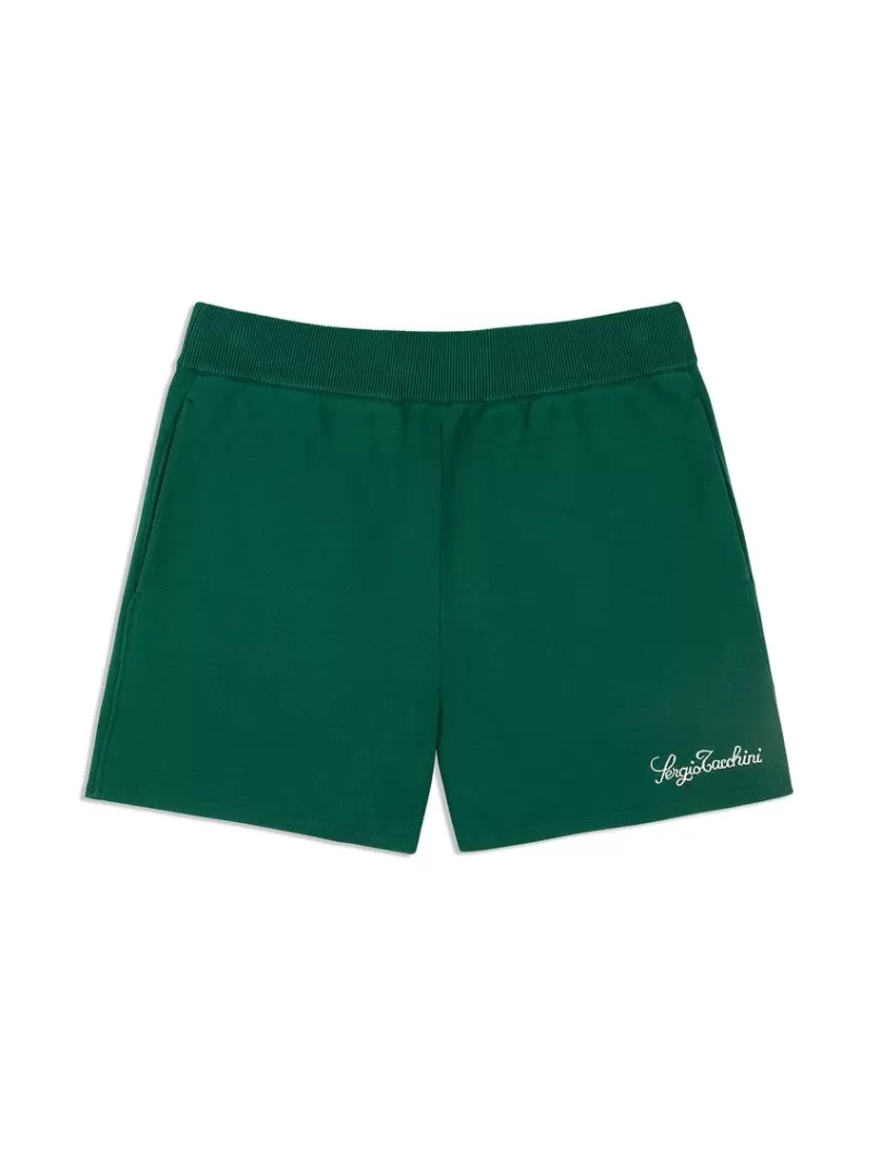 Sergio Tacchini Shorts And Swim>Roselli Knit Short- Evergreen