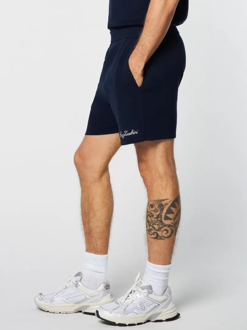 Sergio Tacchini Matching Separates>Roselli Knit Short- Maritime Blue