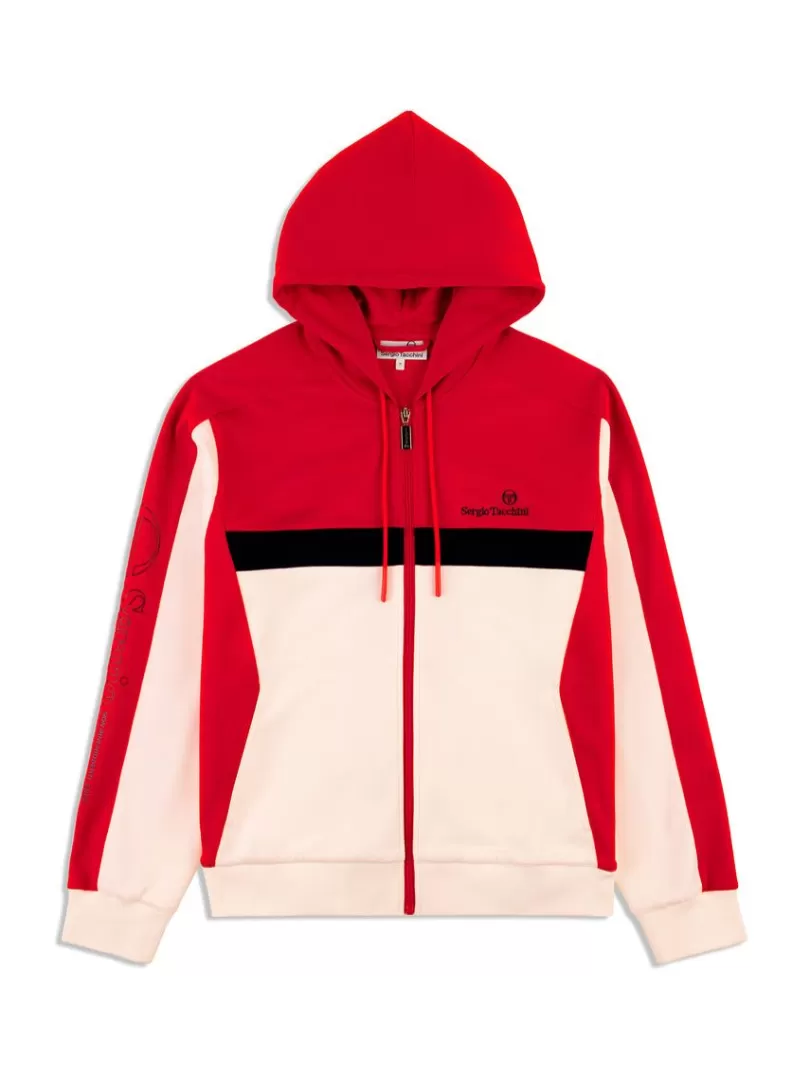 Sergio Tacchini Sweatshirts And Hoodies>Sora Zip-Up Hoodie- Adrenaline Rush